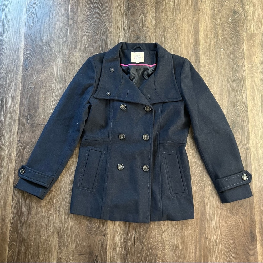 Navy blue coat
